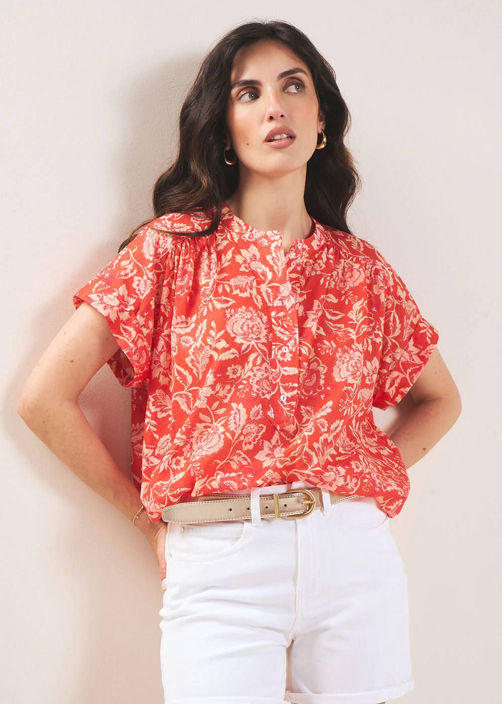 Chemise imprimée en coton - Image 4