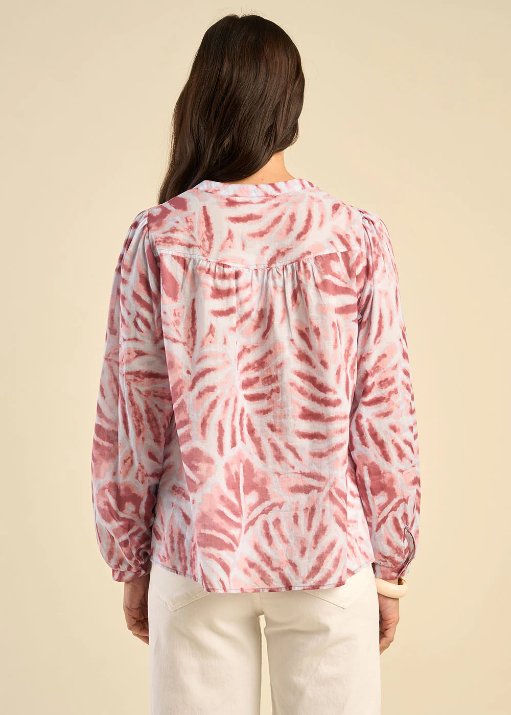 Chemise ample imprimé végétal - Image 3