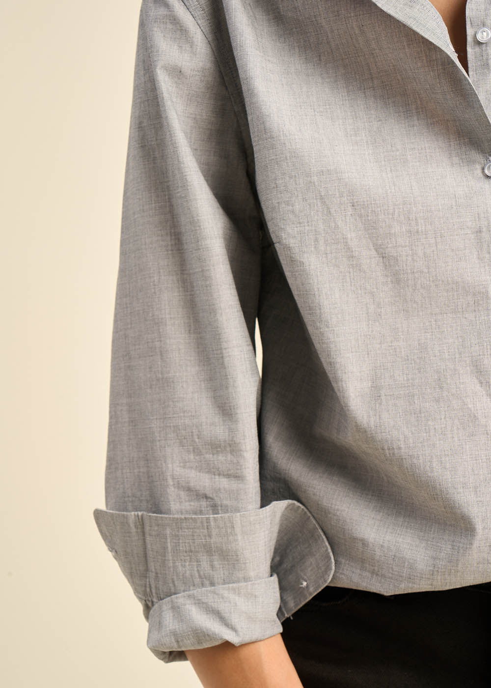 Chemise cintrée à manches longues - Image 4