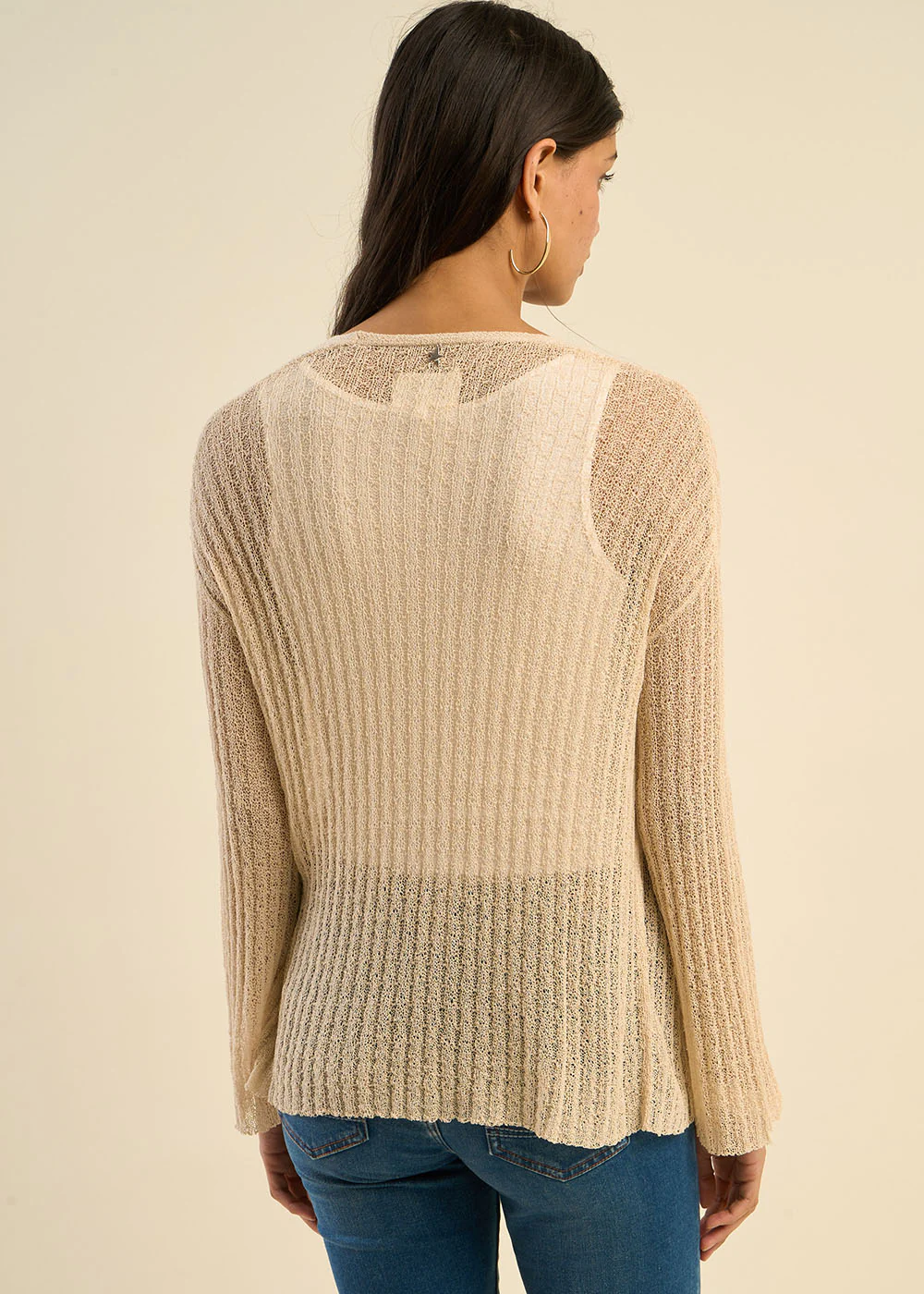 Gilet maille ajourée - Image 5