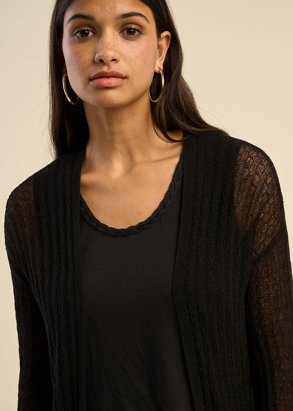 Gilet maille ajourée - Image 5
