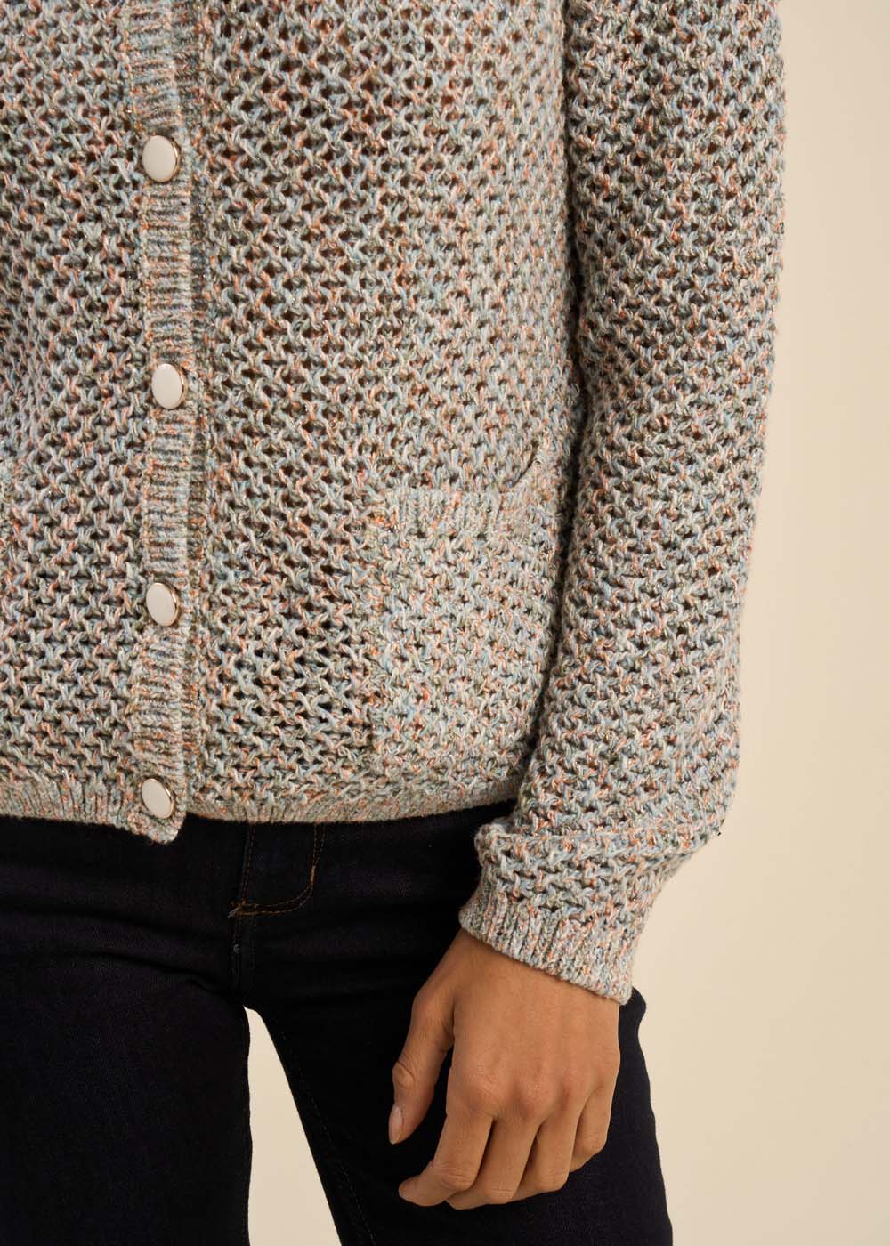 Gilet en lurex boutons bijoux - Image 4
