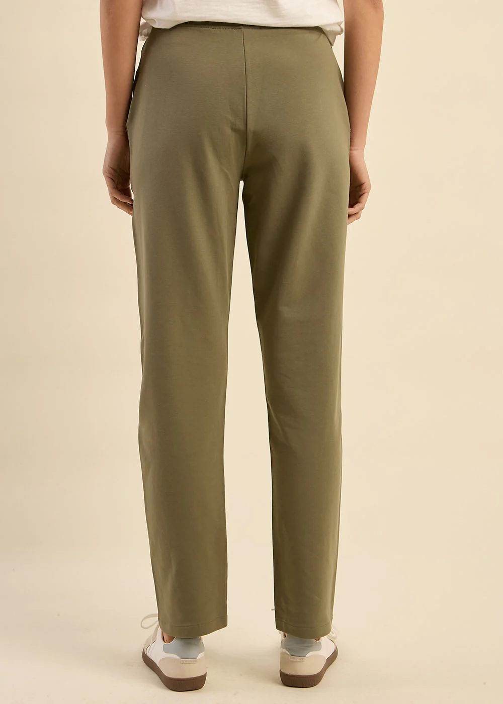 Pantalon de jogging droit avec bande lurex - Image 3