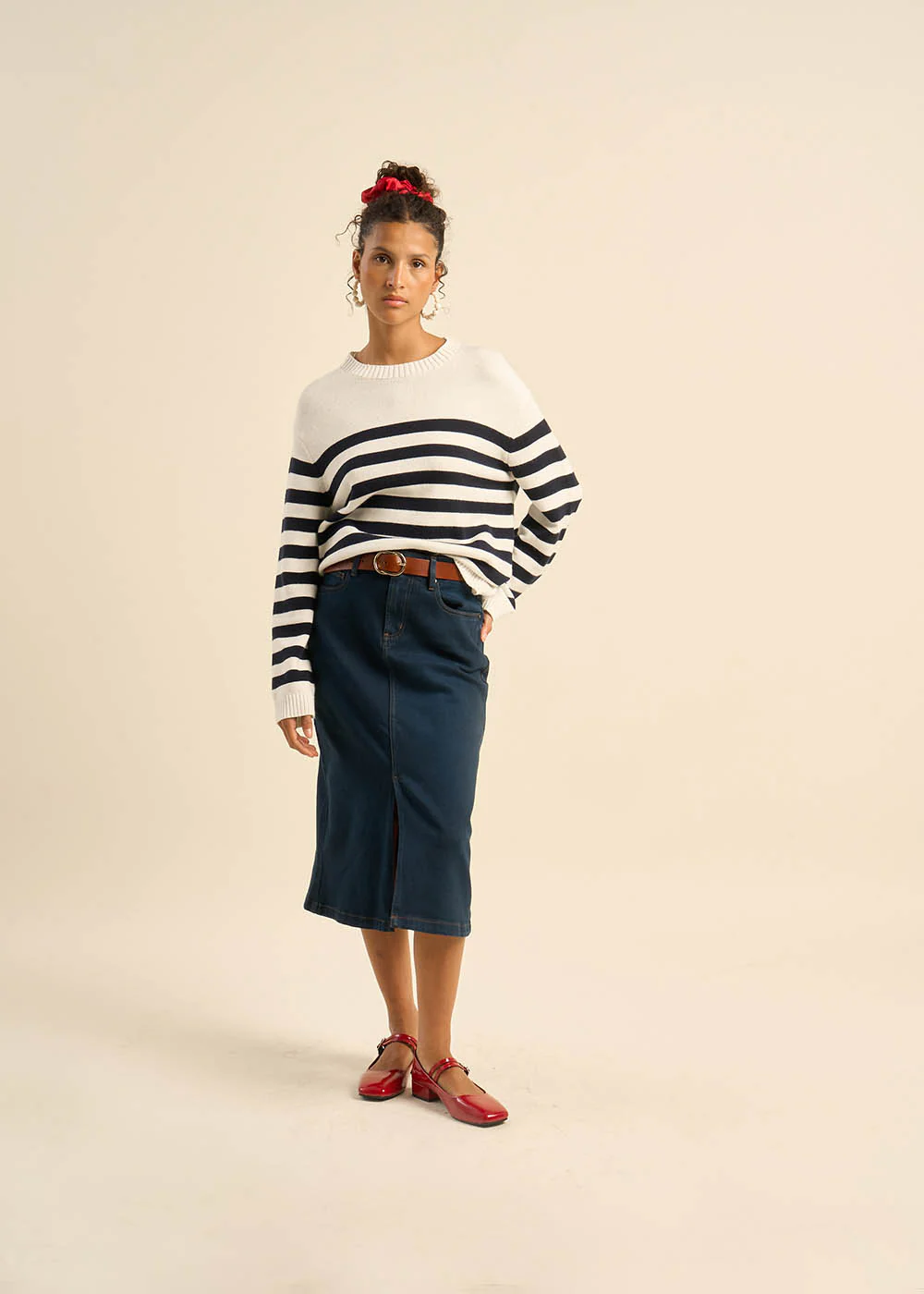 Jupe en jean mi-longue - Image 5