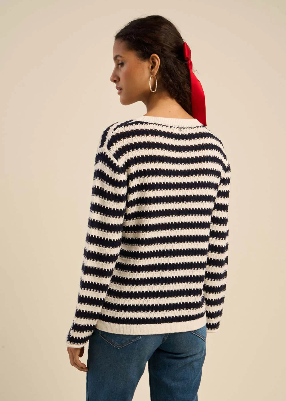 Pull motif marinière - Image 3