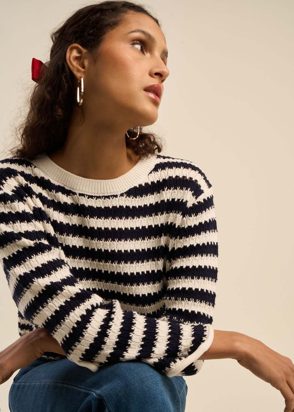 Pull motif marinière - Image 4