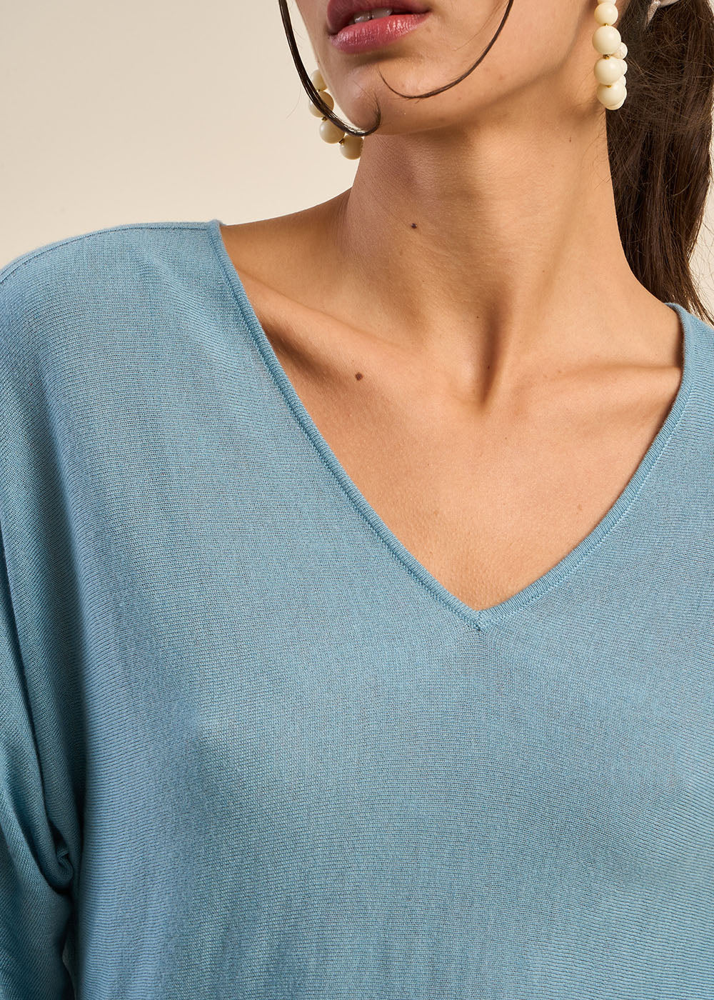 Pull oversize manches chauves souris - Image 4
