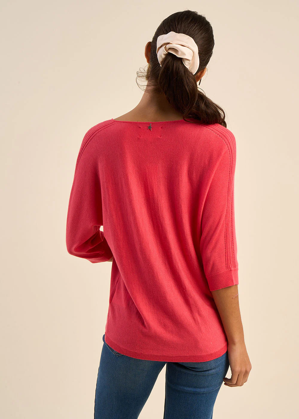 Pull oversize manches chauves souris - Image 3