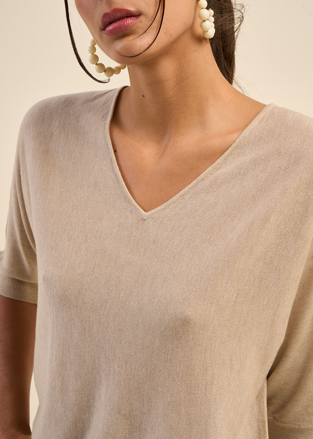 Pull oversize manches chauves souris - Image 4