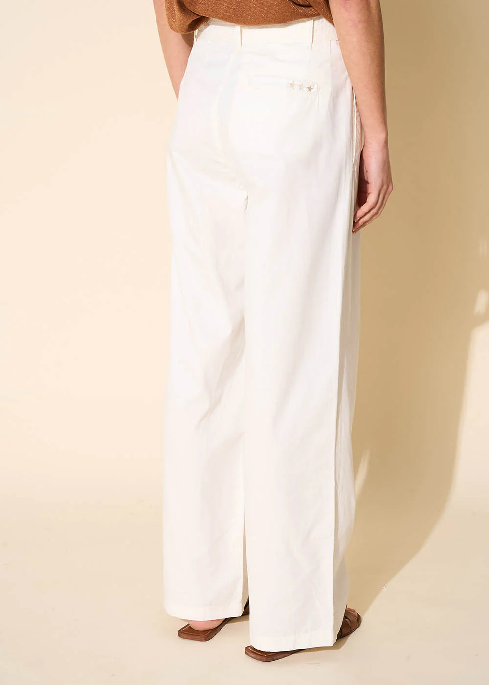 Pantalon taille haute ceinturé - Image 3