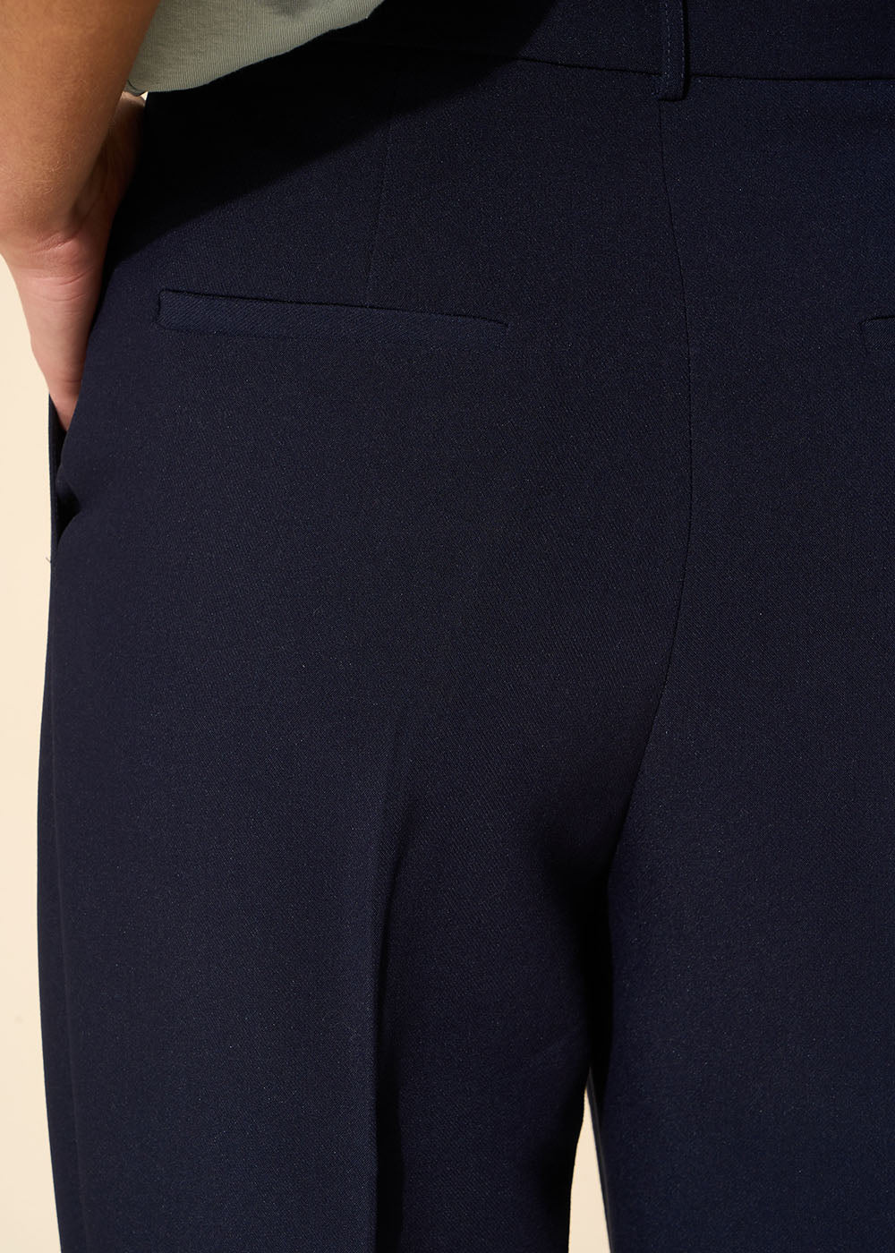 Pantalon tailleur taille haute - Image 3