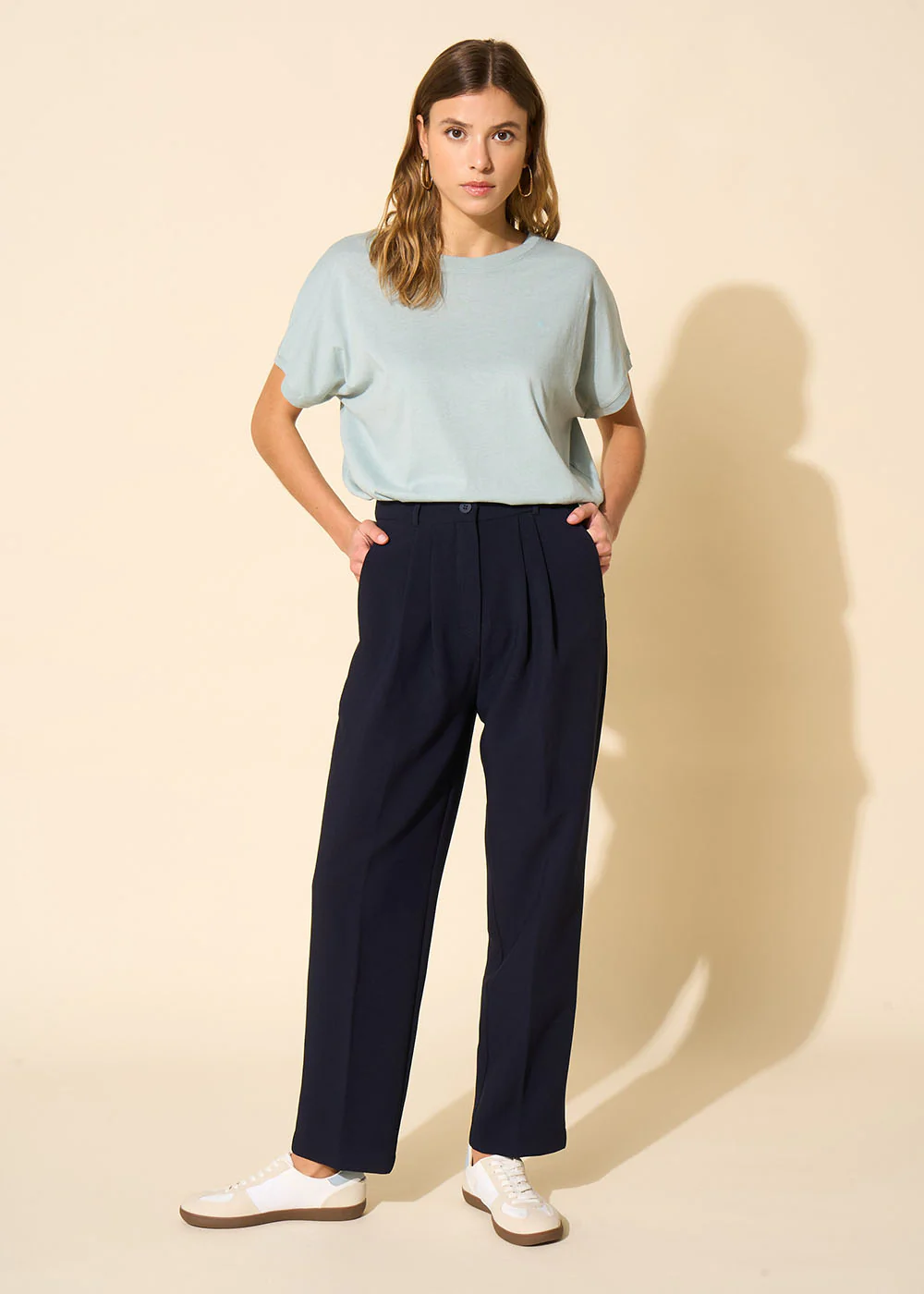 Pantalon tailleur taille haute - Image 5