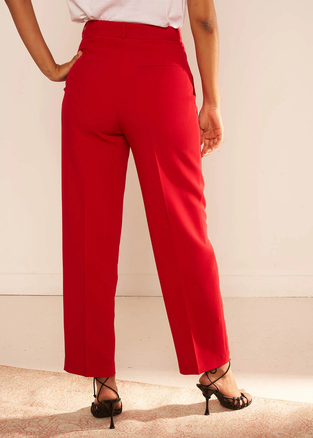 Pantalon tailleur taille haute - Image 3