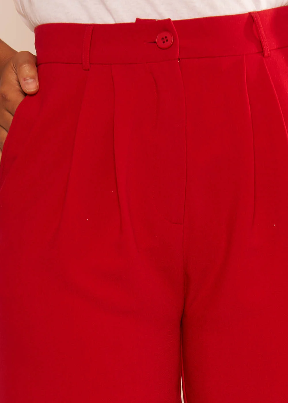 Pantalon tailleur taille haute - Image 4
