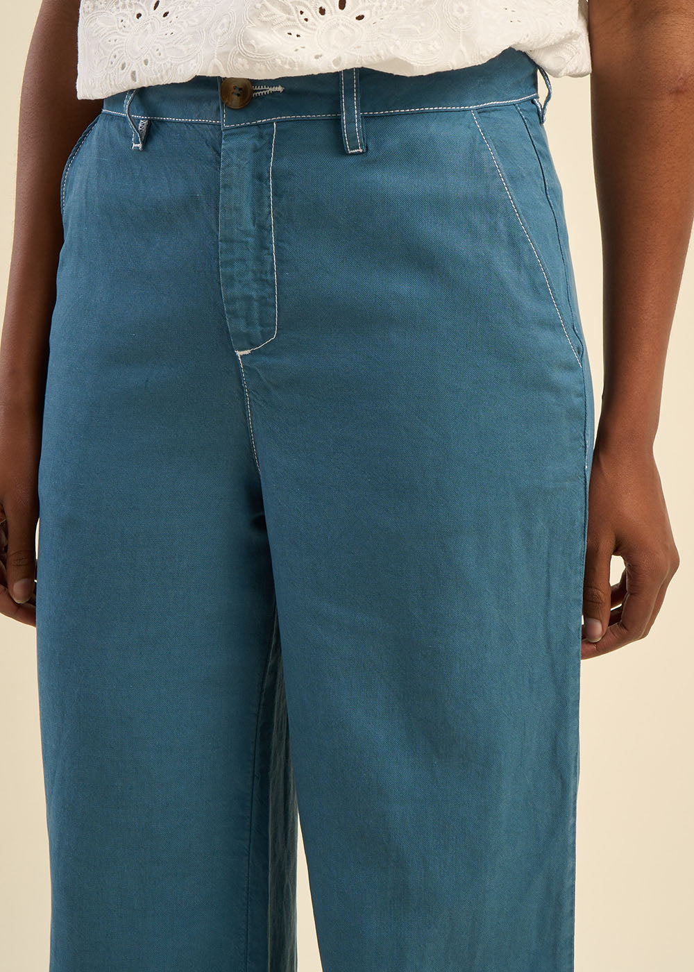 Pantalon jambe large - Image 2