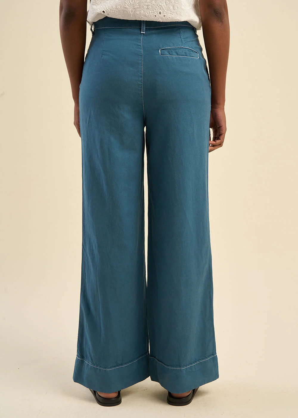 Pantalon jambe large - Image 3
