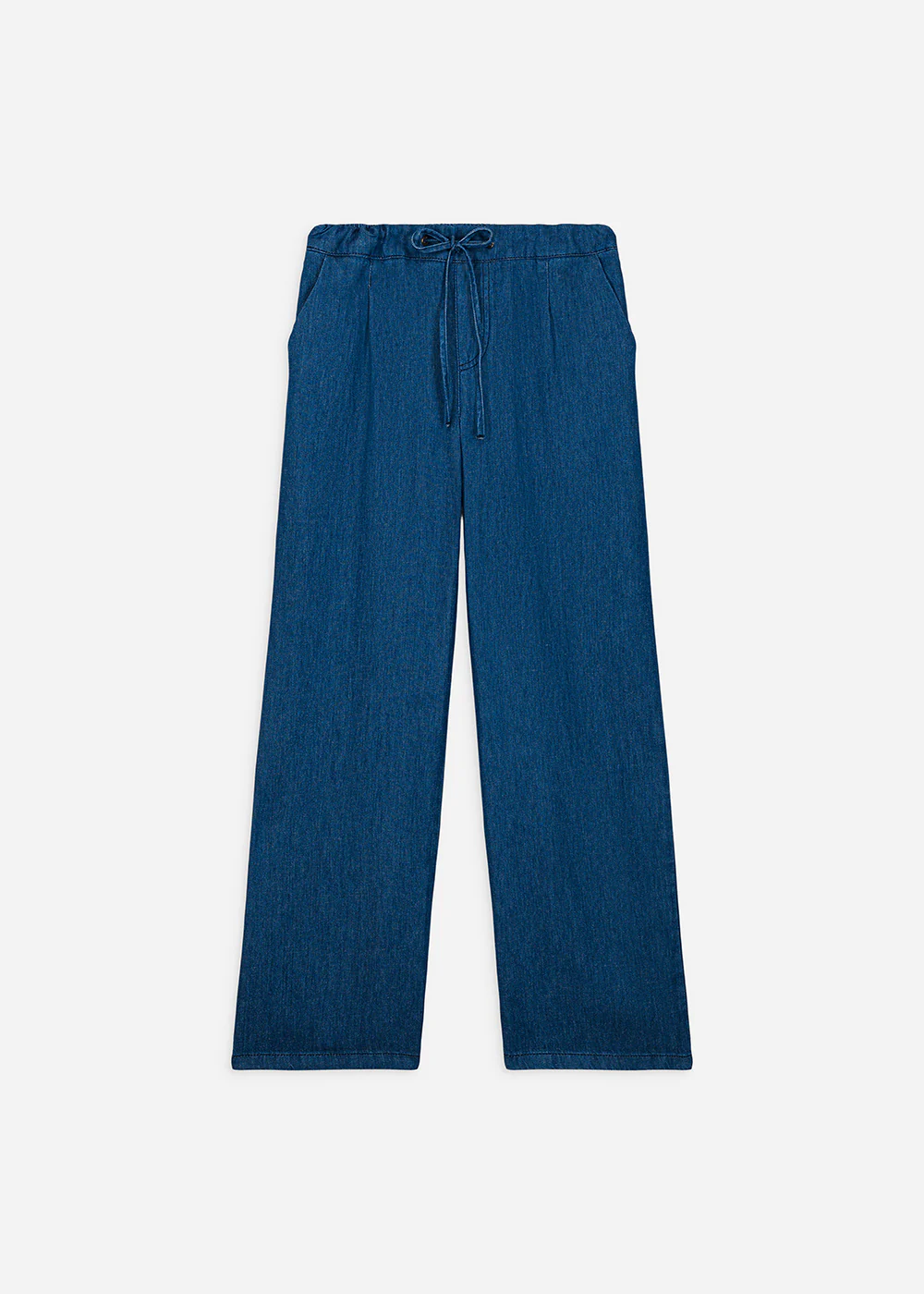 Pantalon fluide en lyocell et lin effet denim - Image 7
