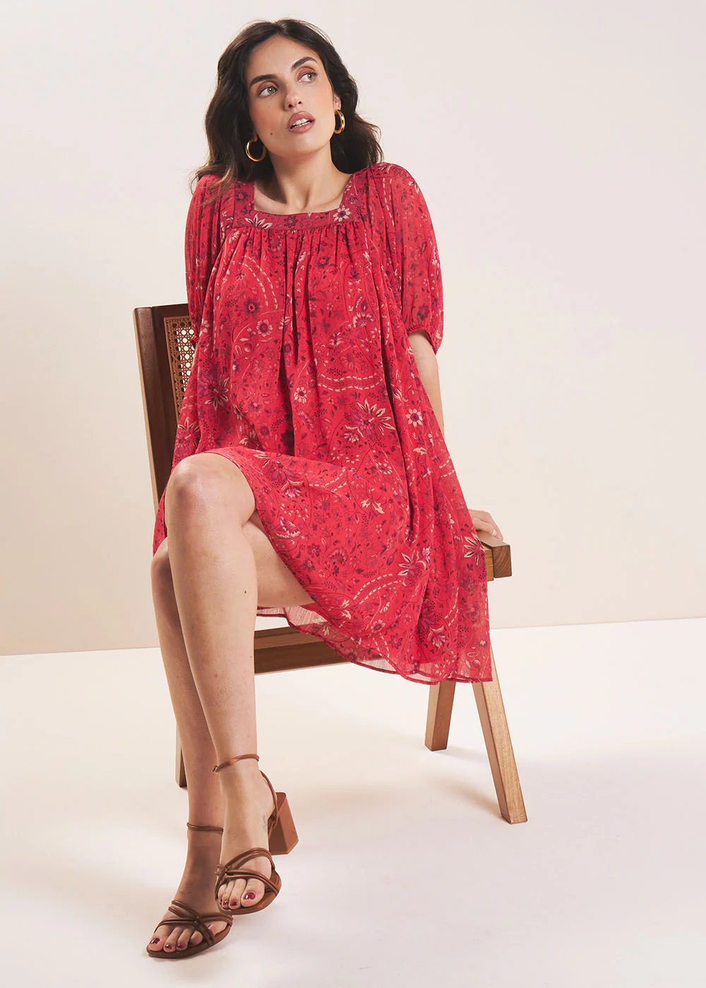 Robe imprimée courte - Image 5