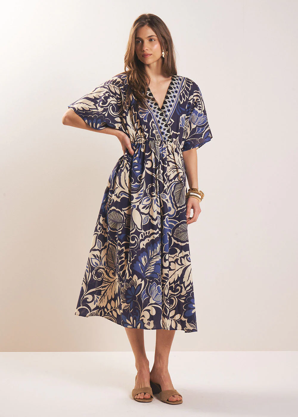 Robe kimono imprimé - Image 5