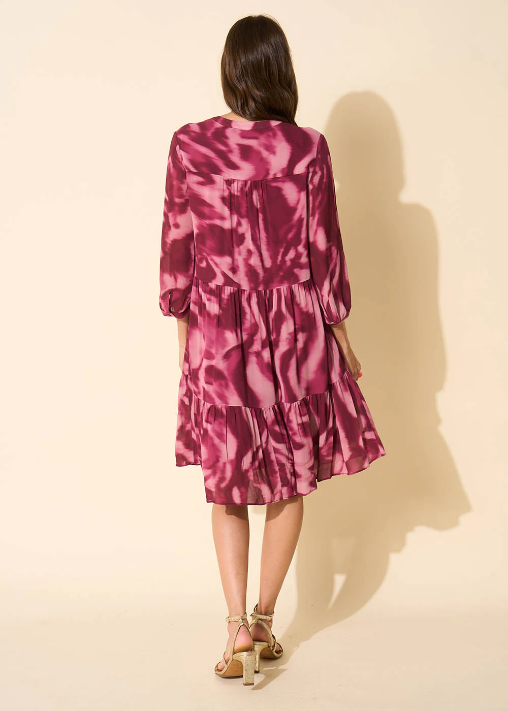 Robe imprimée avec volants - Image 3