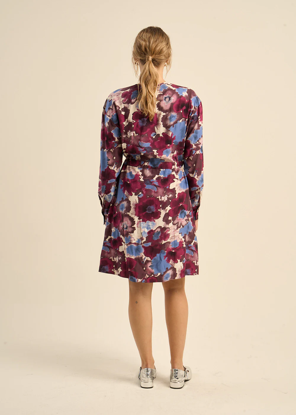 Robe imprimée à col V - Image 3