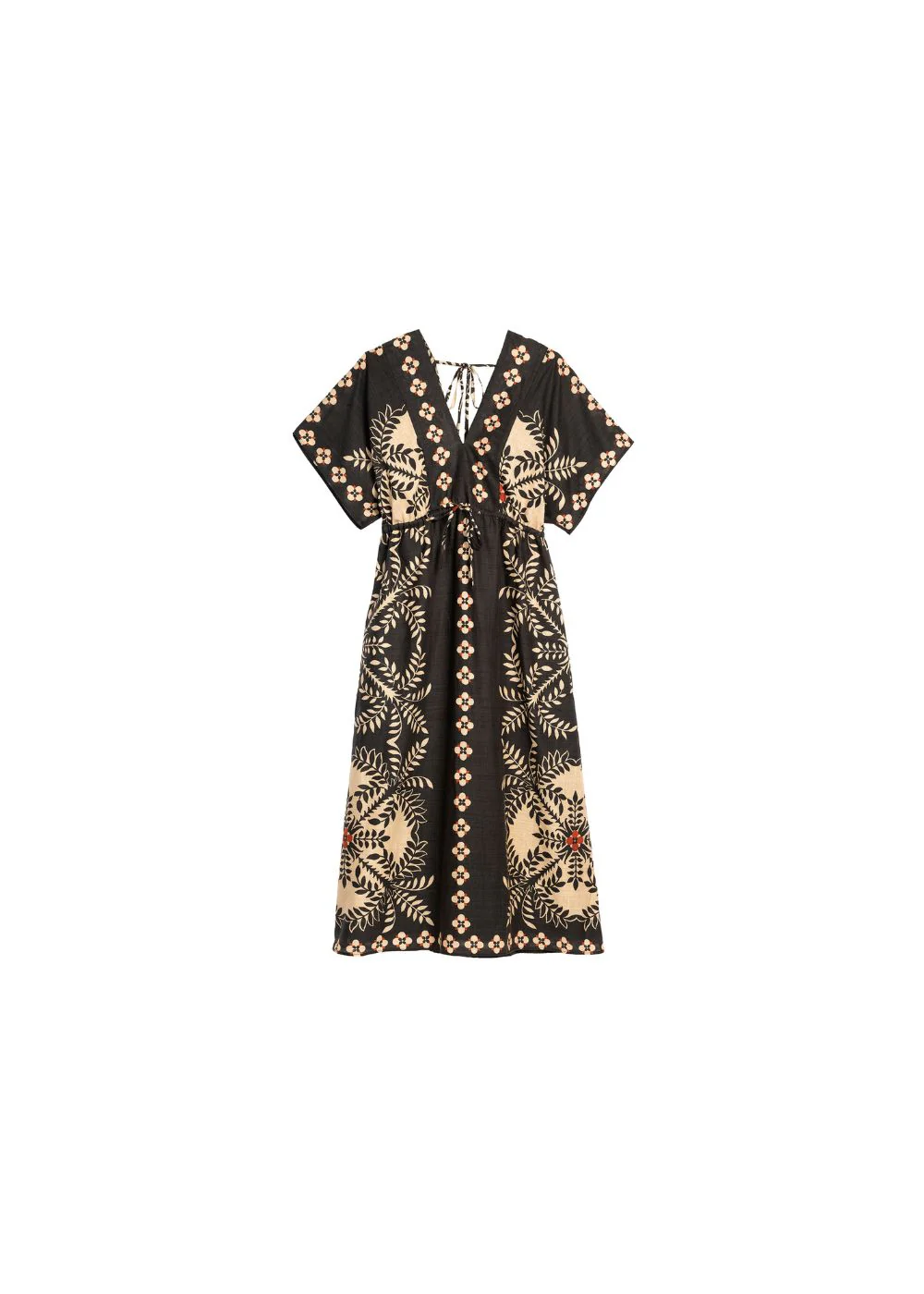 Robe longue imprimé placé - Image 7