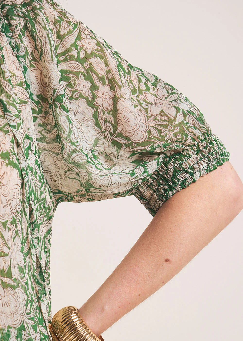 Blouse imprimée smockée - Image 4