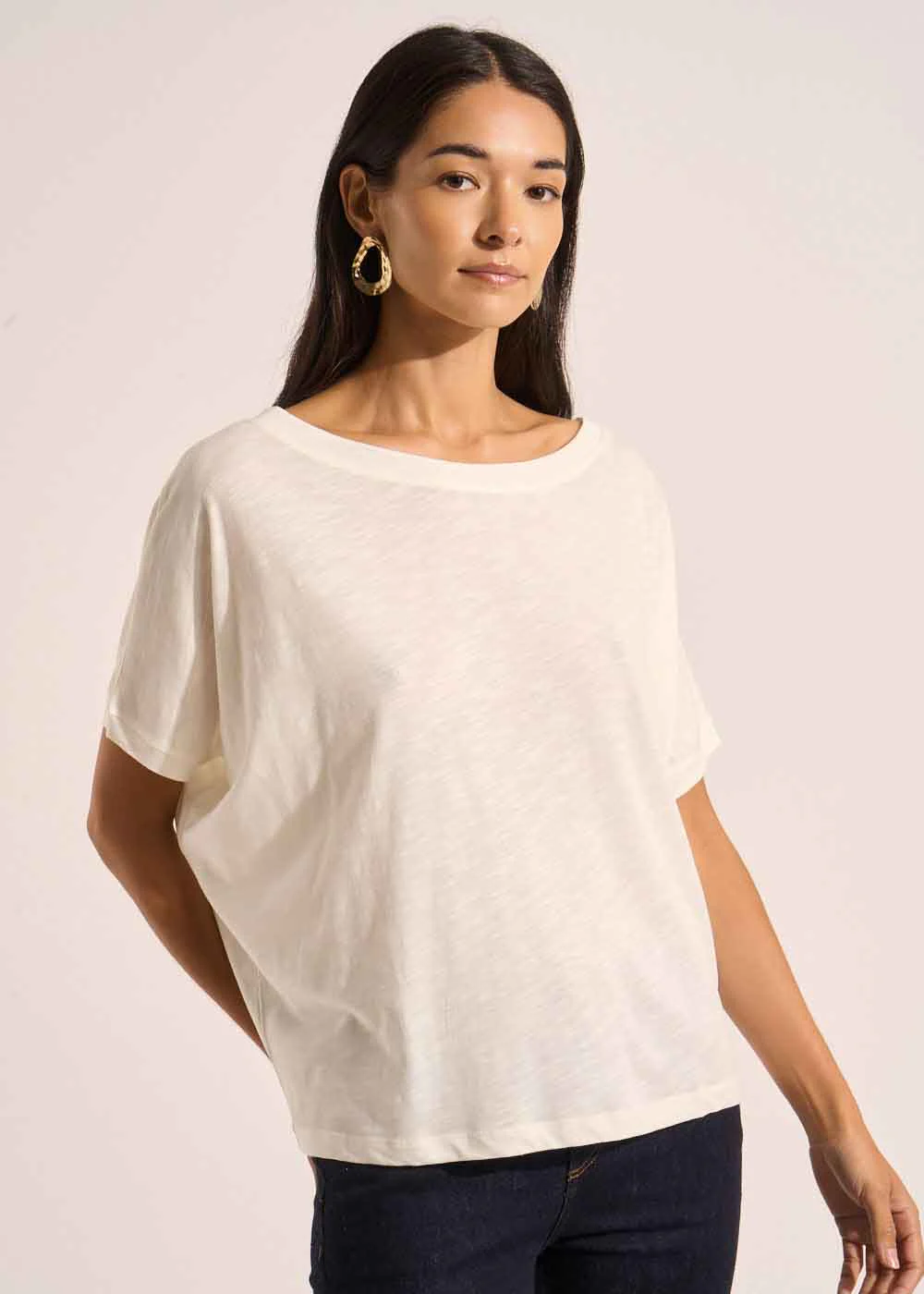 T-shirt col bateau